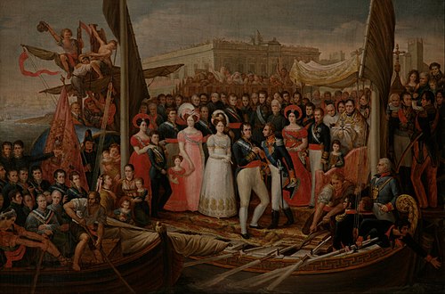 Desembarco de Fernando VII en el Puerto de Santa María, 1823, José Aparicio