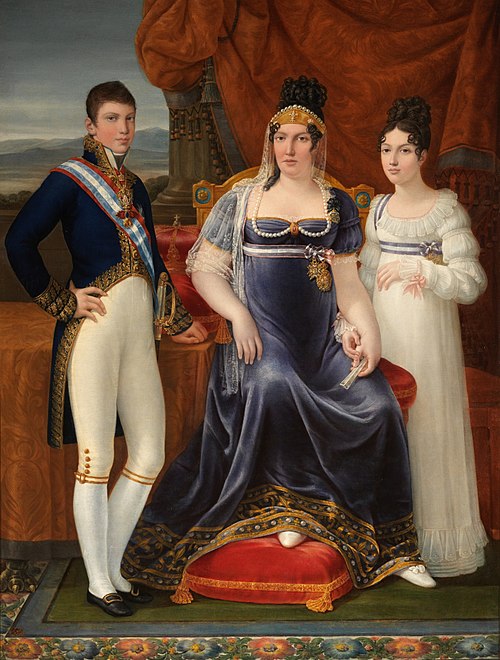 The Queen of Etruria and her Children, 1815, José Aparicio