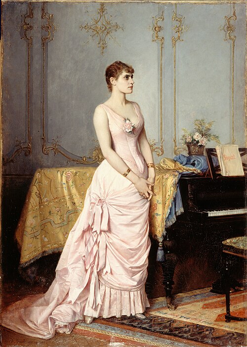 Portrait de Rose Caron (1857-1890), chanteuse, 1886, Auguste Toulmouche