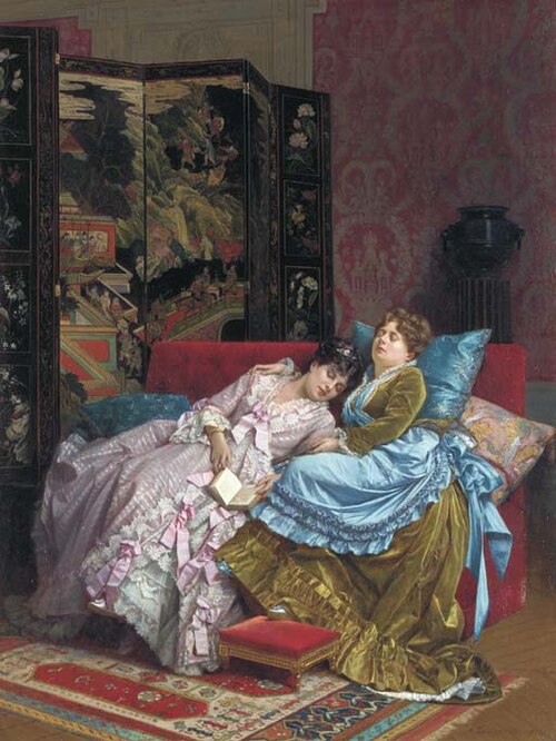 L'Idylle, 1874, Auguste Toulmouche