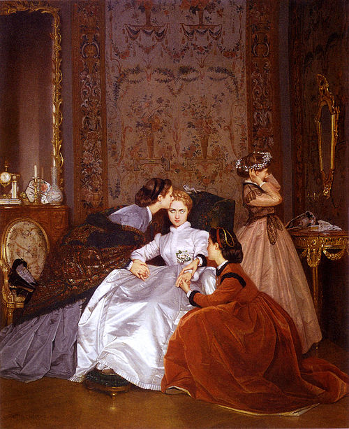 La Fiancée hésitante, 1866, Auguste Toulmouche