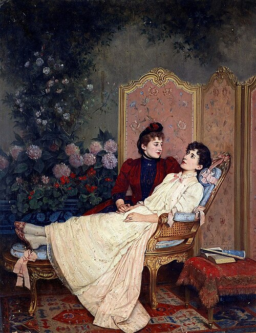 Rêveries, 1890, Auguste Toulmouche