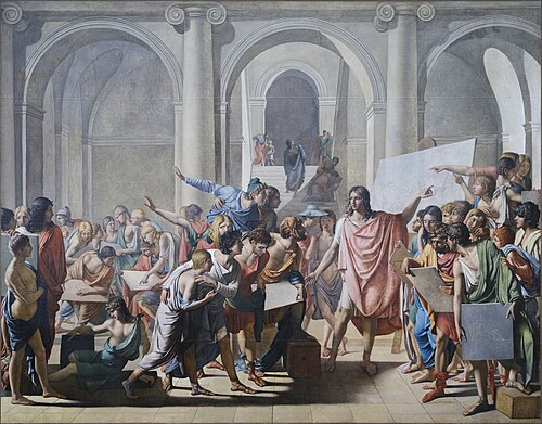L'école d'Apelle, 1801, Jean Broc