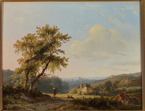 Heuvellandschap., , Jan Willem van Borselen