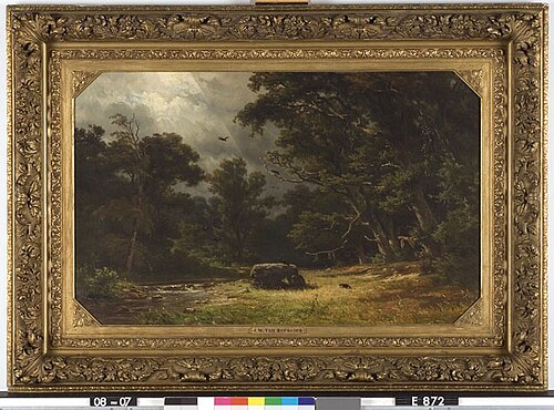 Bosgezicht, 1850, Jan Willem van Borselen