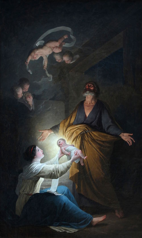 La Sainte Famille ou la Nativité, 1788, Joseph-Benoît Suvée
