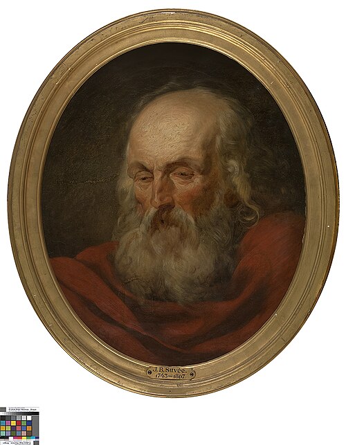 Head of an old man, 1771, Joseph-Benoît Suvée