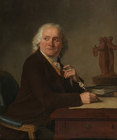 Portrait de Jean Rameau, 1793, Joseph-Benoît Suvée