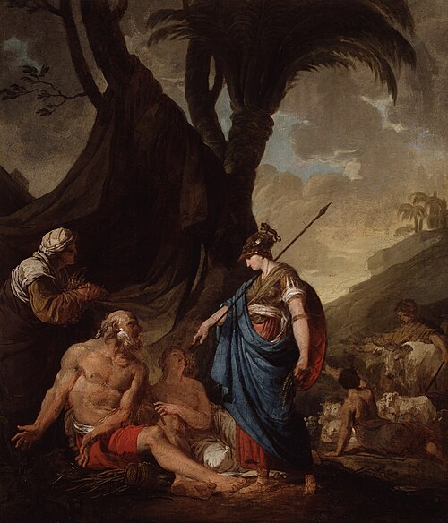 Herminie chez les bergers, 1776, Joseph-Benoît Suvée