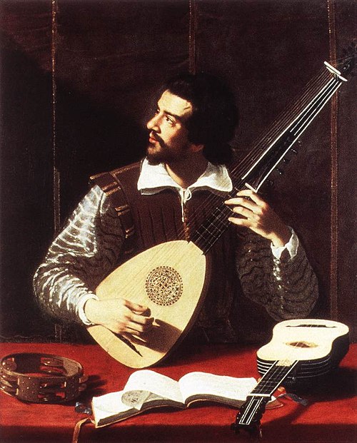 The Theorbo Player, 1615, Antiveduto Grammatica