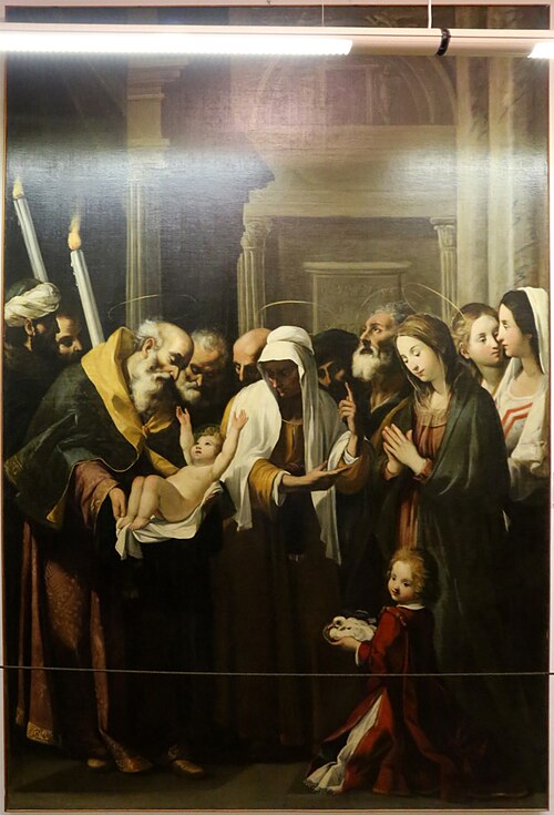 presentazione di gesù al tempio da s. agostino, 1650, Antiveduto Grammatica