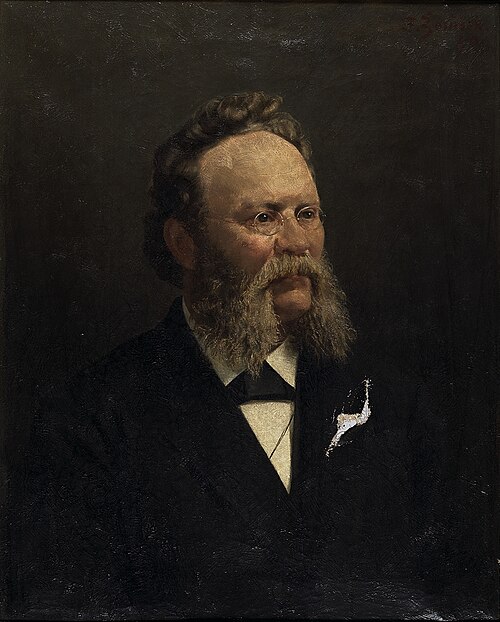 Minister Josef Jiržcek, 1890, František Ženíšek