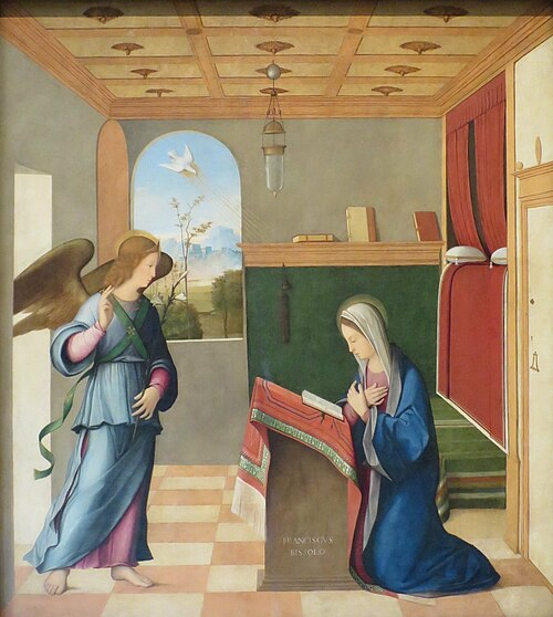 Annunciation, , Francesco Bissolo