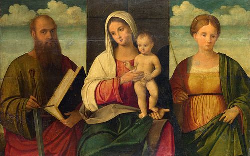 The Virgin and Child with Saints, 1505, Francesco Bissolo