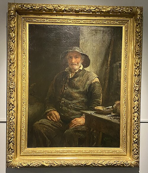Vieux pêcheur, 1873, Adolphe-Félix Cals