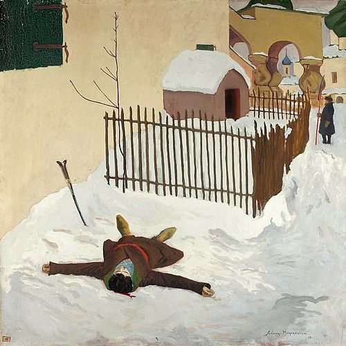 Death of Dmitry., 1909, Andrzej Hryncewicz