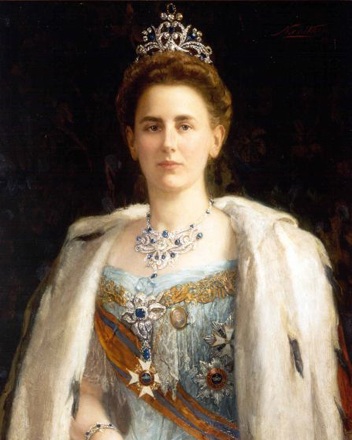 Portrait of Queen Wilhelmina of the Netherlands, 1901, Pieter de Josselin de Jong