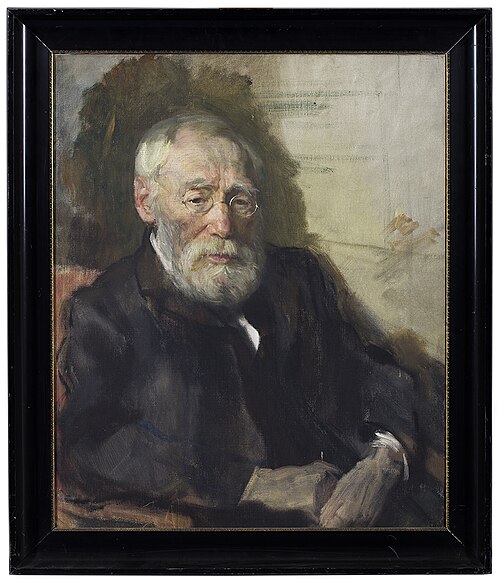 Portrait of Jozef Israels, 1891, Pieter de Josselin de Jong