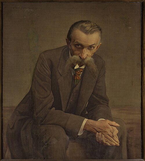 Portrait of the artist’s father, 1913, Henryk Grombecki