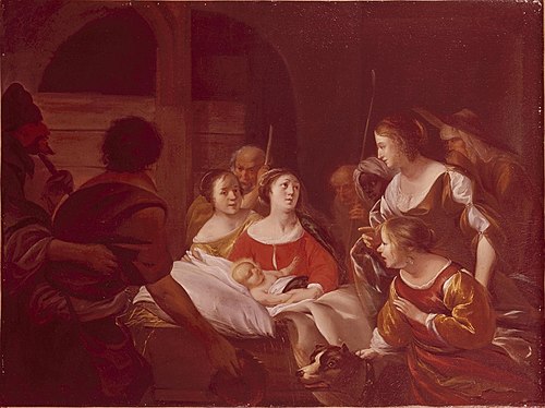 De aanbidding van de herders, 1650, Johan de Veer