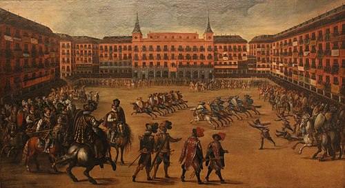 Fiesta en la Plaza Mayor, 1630, Juan de la Corte