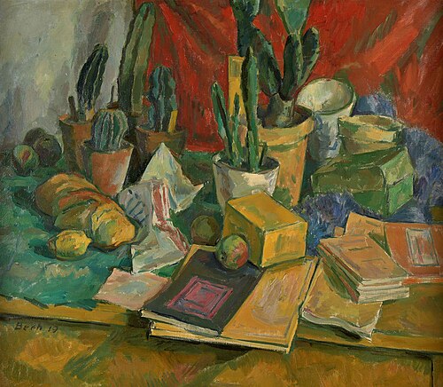 Nature morte aux cactus, 1919, René Beeh