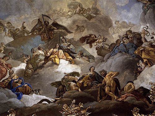 Providence Presiding over the Virtues and Faculties of Man, 1750, Francisco Bayeu y Subias