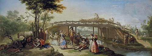 Bridge over the Madrid Canal, 1784, Francisco Bayeu y Subias