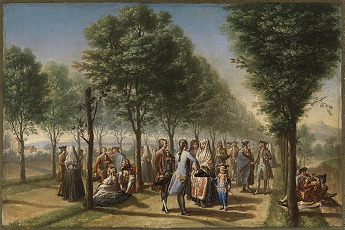 The Paseo de las Delicias, 1784, Francisco Bayeu y Subias