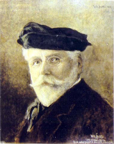 Self portrait, , Wilhelm Bröker