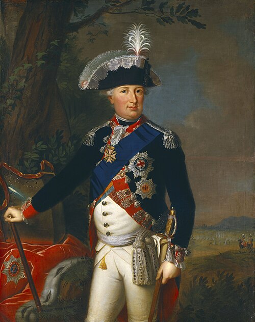 Portrait of Wilhelm IX. Landgraf von Hessel-Kassel, 1795, Wilhelm Böttner