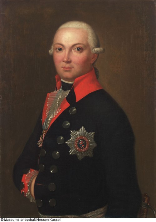 Portrait of Karl Prinz von Hessen-Philippsthal, 1790, Wilhelm Böttner