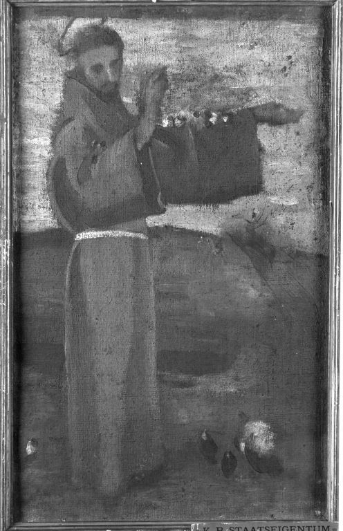 Der hl. Antonius predigt den Vögeln, 1890, Wilhelm Dürr