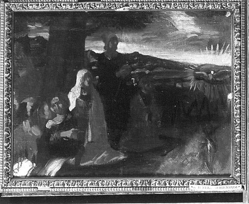 Eine Gruppe Betender, 1888, Wilhelm Dürr