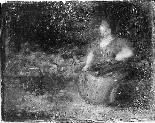 Eine Obstverkäuferin, 1885, Wilhelm Dürr