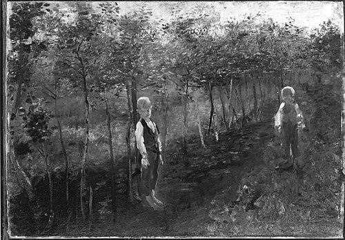 Landschaftsstudie, 1895, Wilhelm Dürr
