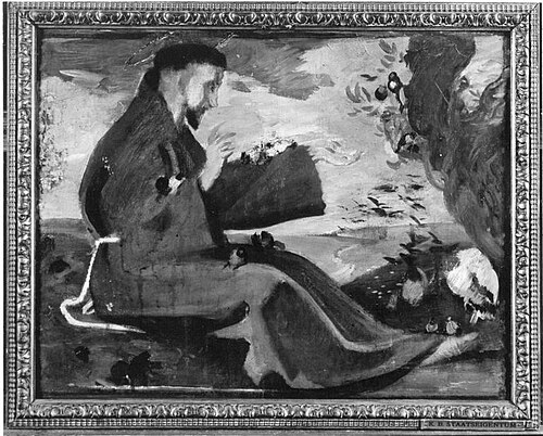 Der hl. Antonius predigt den Vögeln, 1890, Wilhelm Dürr