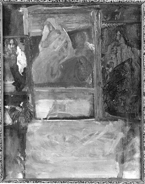 Atelierwand Rückseite: Hl. Franziskus, , Wilhelm Dürr