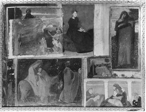 Mehrere Skizzen, , Wilhelm Dürr