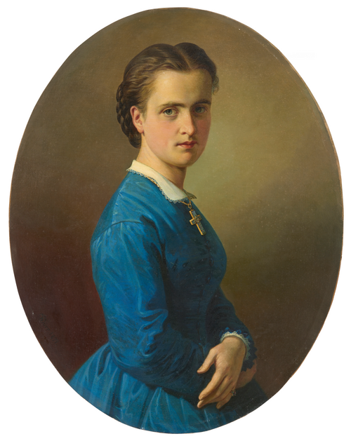 Portrait de Hermine Krebs, 1871, Wilhelm Dürr