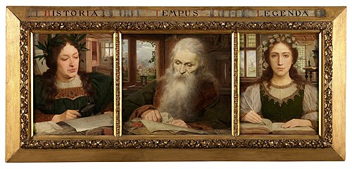 Historia - Tempus - Legenda, 1897, Edmond Van Hove