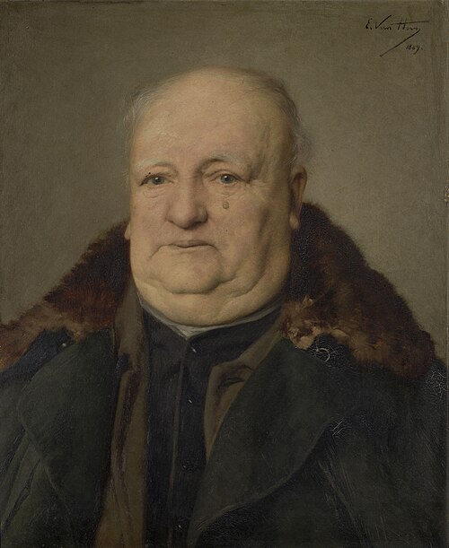 Portrait of Karel Recour, 1889, Edmond Van Hove