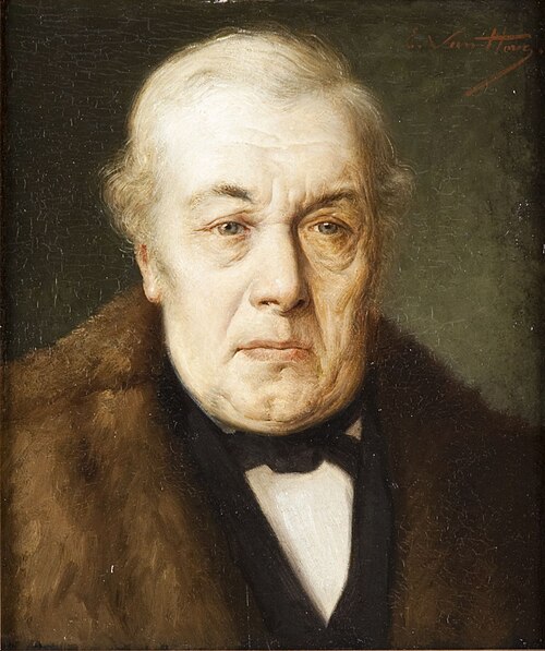 Portrait of Michiel Velle, 1900, Edmond Van Hove