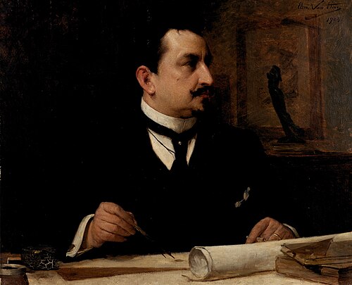 Portrait de Jules Ledoux, 1904, Edmond Van Hove