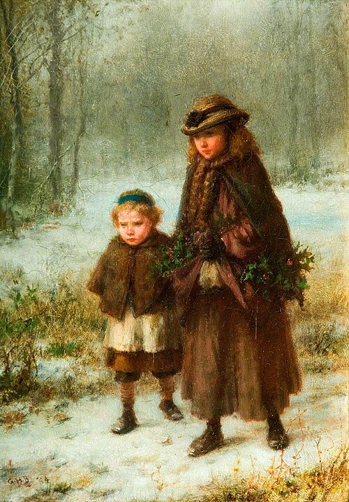 A Winter Morning's Walk, 1864, George Henry Boughton