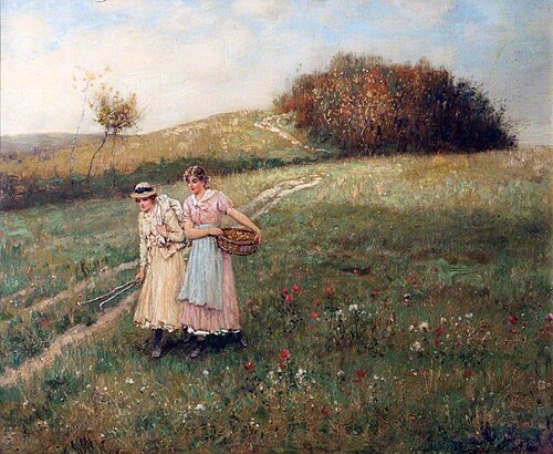 Nut Brown Maids, 1880, George Henry Boughton