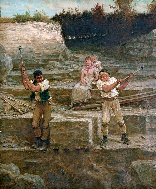 The Miners, 1878, George Henry Boughton