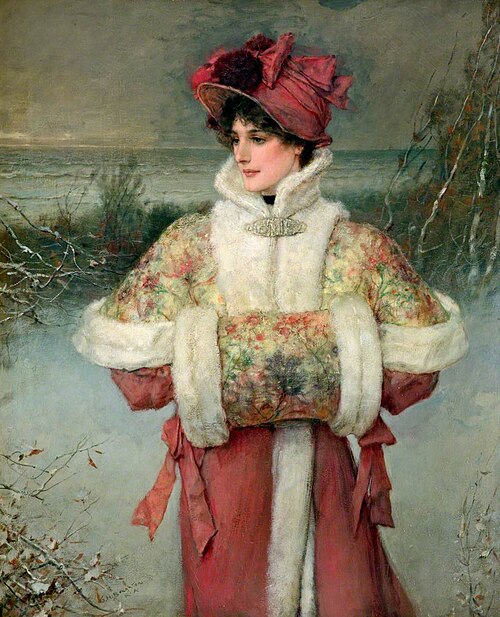 The Lady of the Snows, , George Henry Boughton