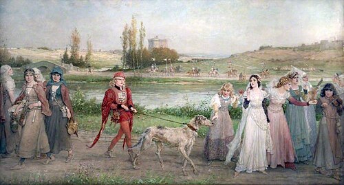 The Road to Camelot, 1898, George Henry Boughton