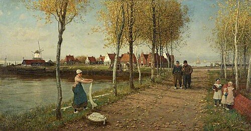 A Dead City of the Zuider Zee, Holland (The Town of Doorn, North Holland), , George Henry Boughton